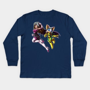 Rogue/Rouge Crossover Kids Long Sleeve T-Shirt